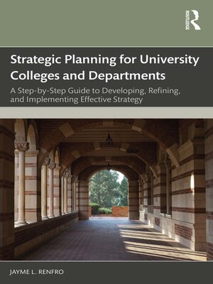 cover image of Strategic Planning for University Colleges and Departments